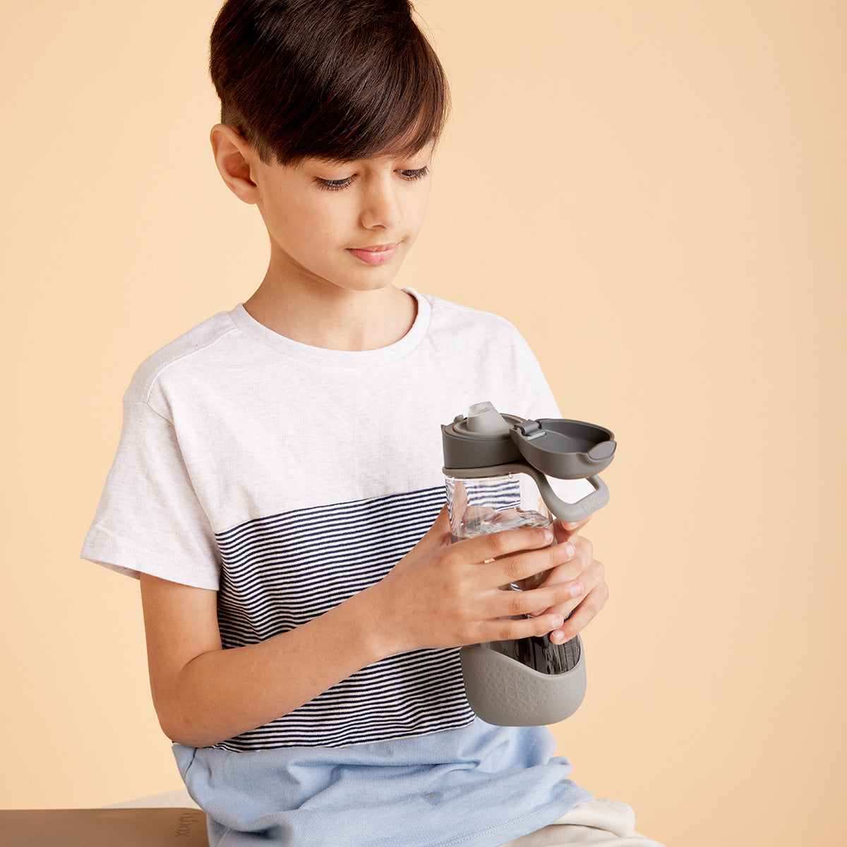 b.box 600ml Sport Spout Bottle - Graphite