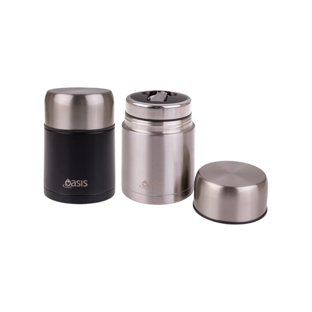 Oasis 800ml Stainless Steel Food Flask - Silver