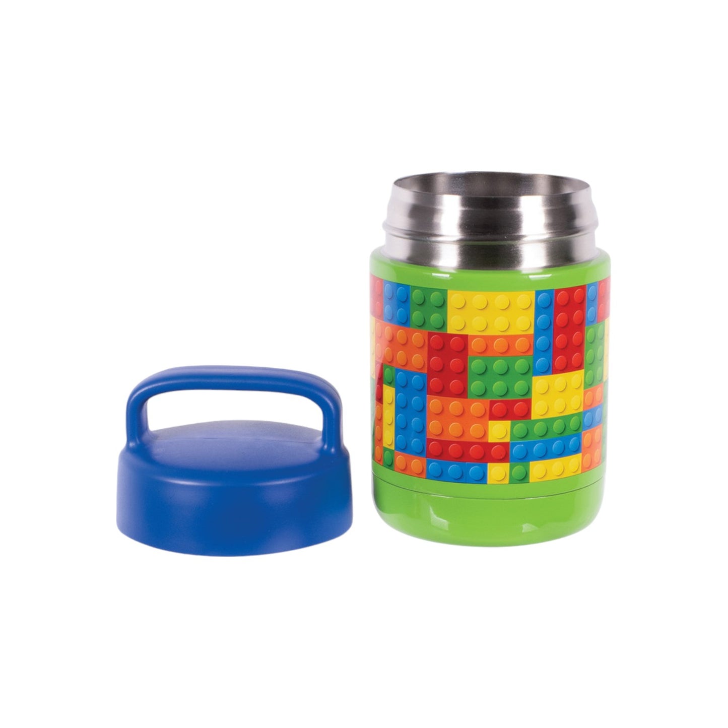 Avanti YumYum 375ml Kids Insulated Food Jar - Building Blocks