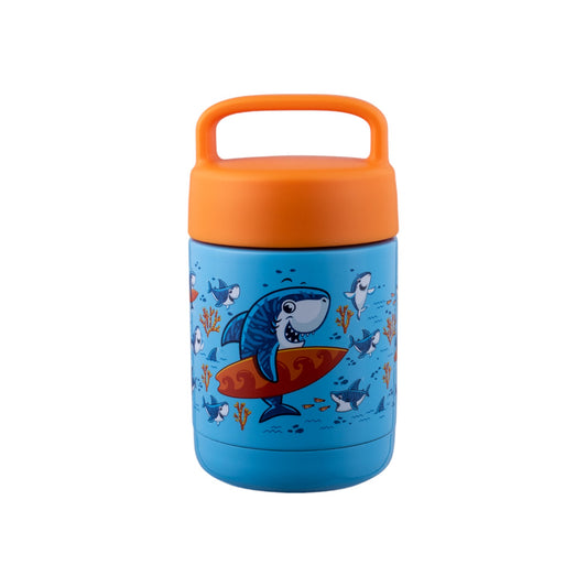 Avanti YumYum 375ml Kids Insulated Food Jar - Surfing Sharkie