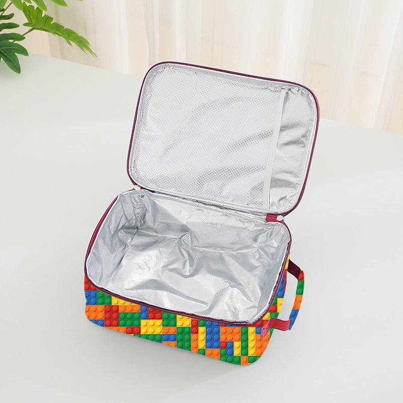 Avanti YumYum Kids Insulated Lunch Bag - Building Blocks