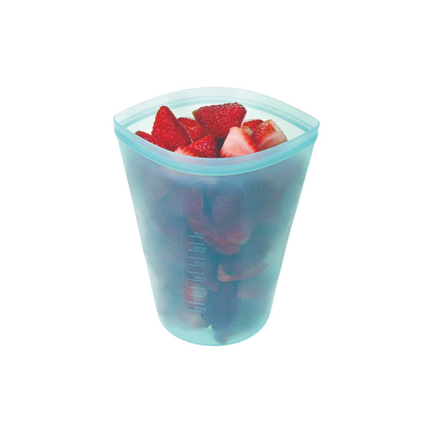 Avanti Pinch & Lock 700ml Silicone Reusable Bag - Blue