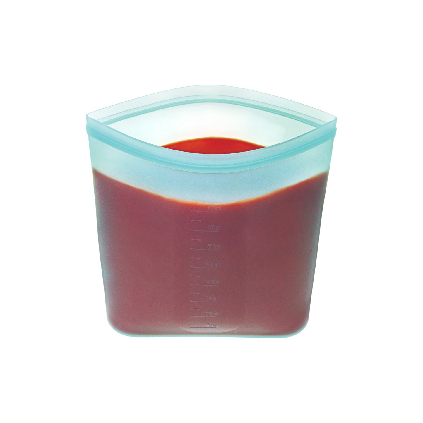 Avanti Pinch & Lock 800ml Silicone Reusable Bag - Blue