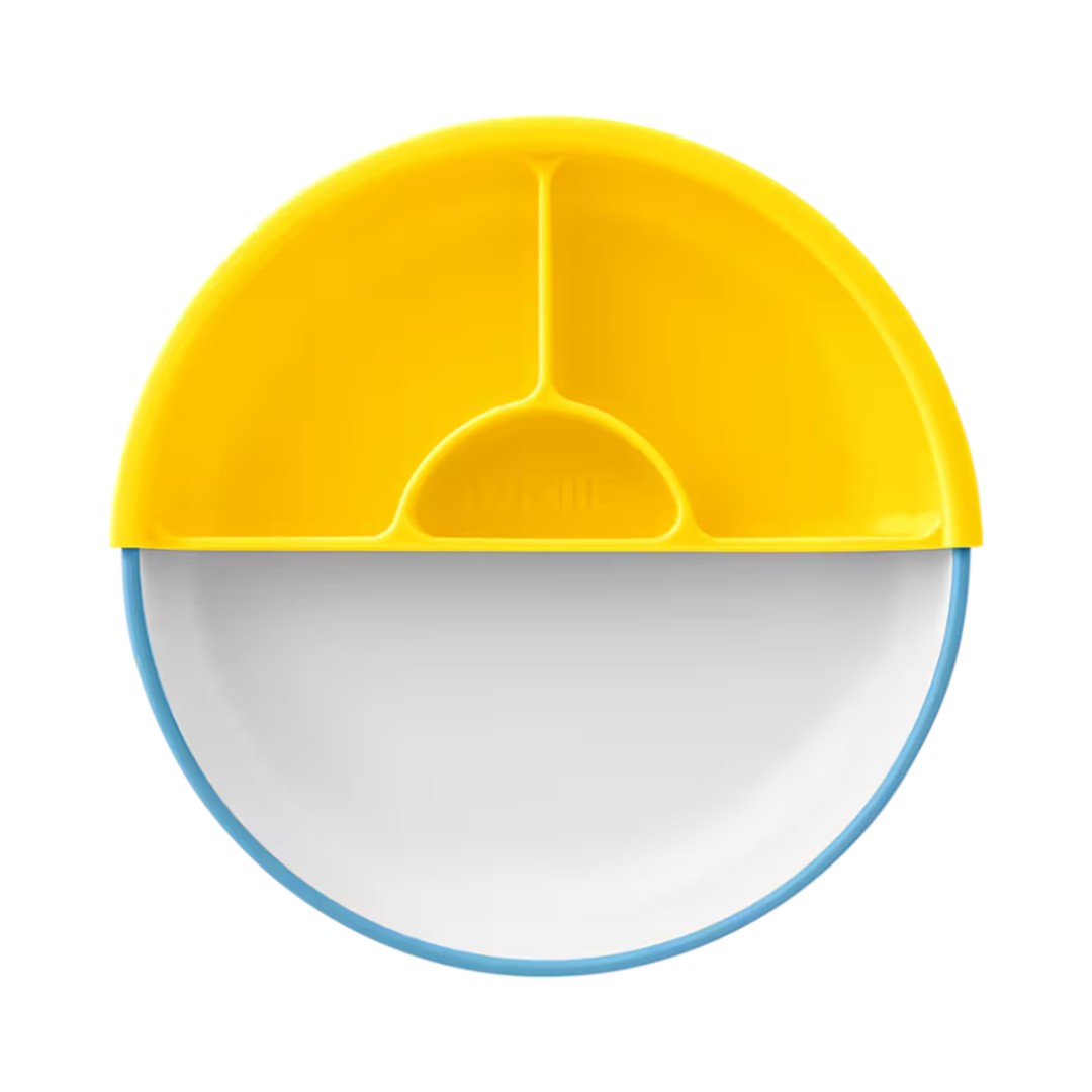 Omie Toddler Plate & Divider - Assorted Colours