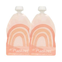 Load image into Gallery viewer, Little Mashies Reusable Yoghurt Pouch 2 Pack - Assorted Designs
