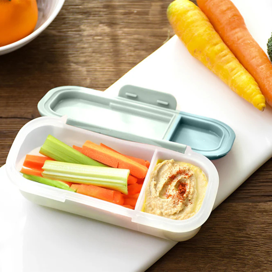 Melii Luxe Dip Container - Blue & Mint