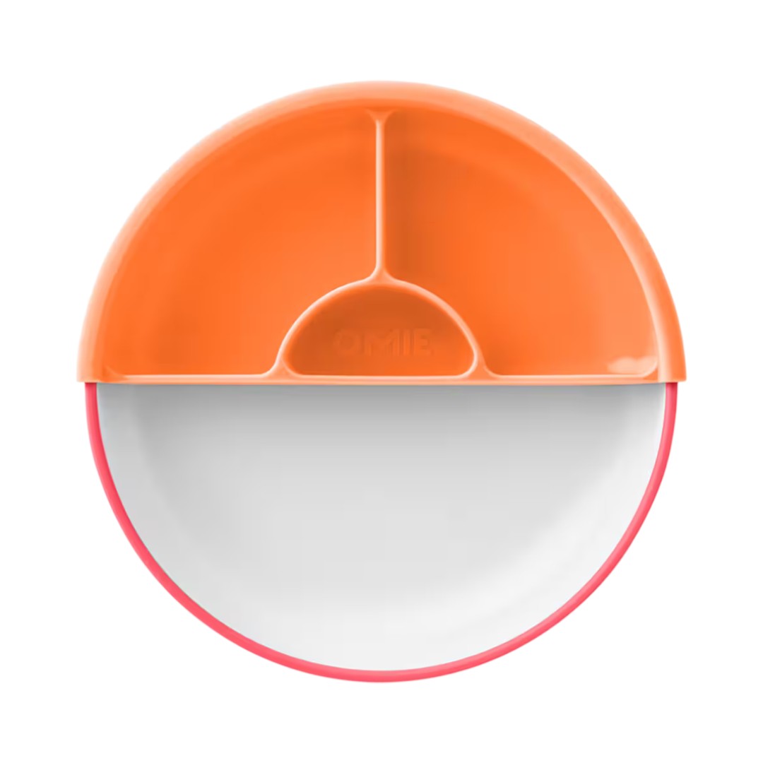 Omie Toddler Plate & Divider - Assorted Colours