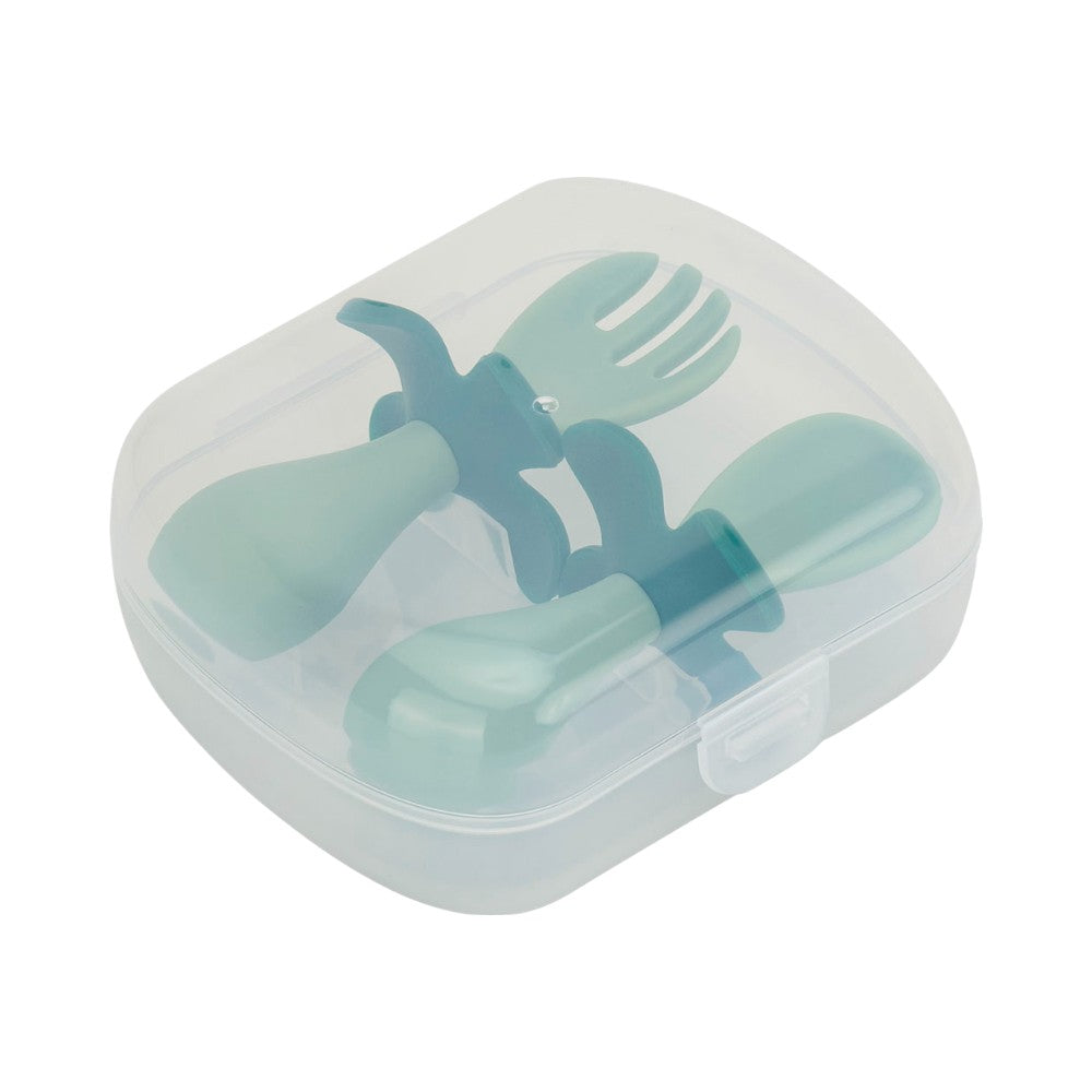 Annabel Trends Flower Fork & Spoon Set - Assorted Colours