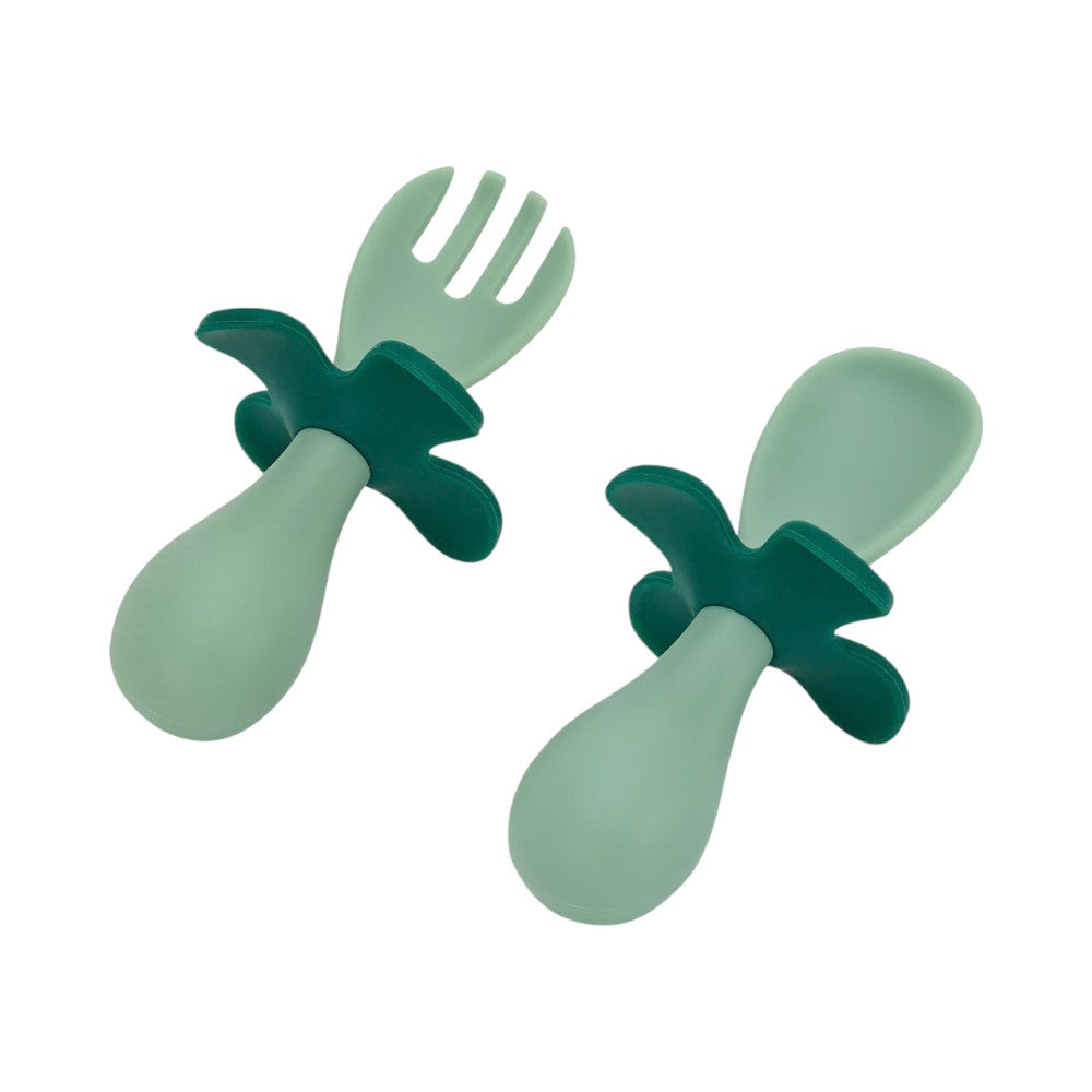 Annabel Trends Flower Fork & Spoon Set - Assorted Colours