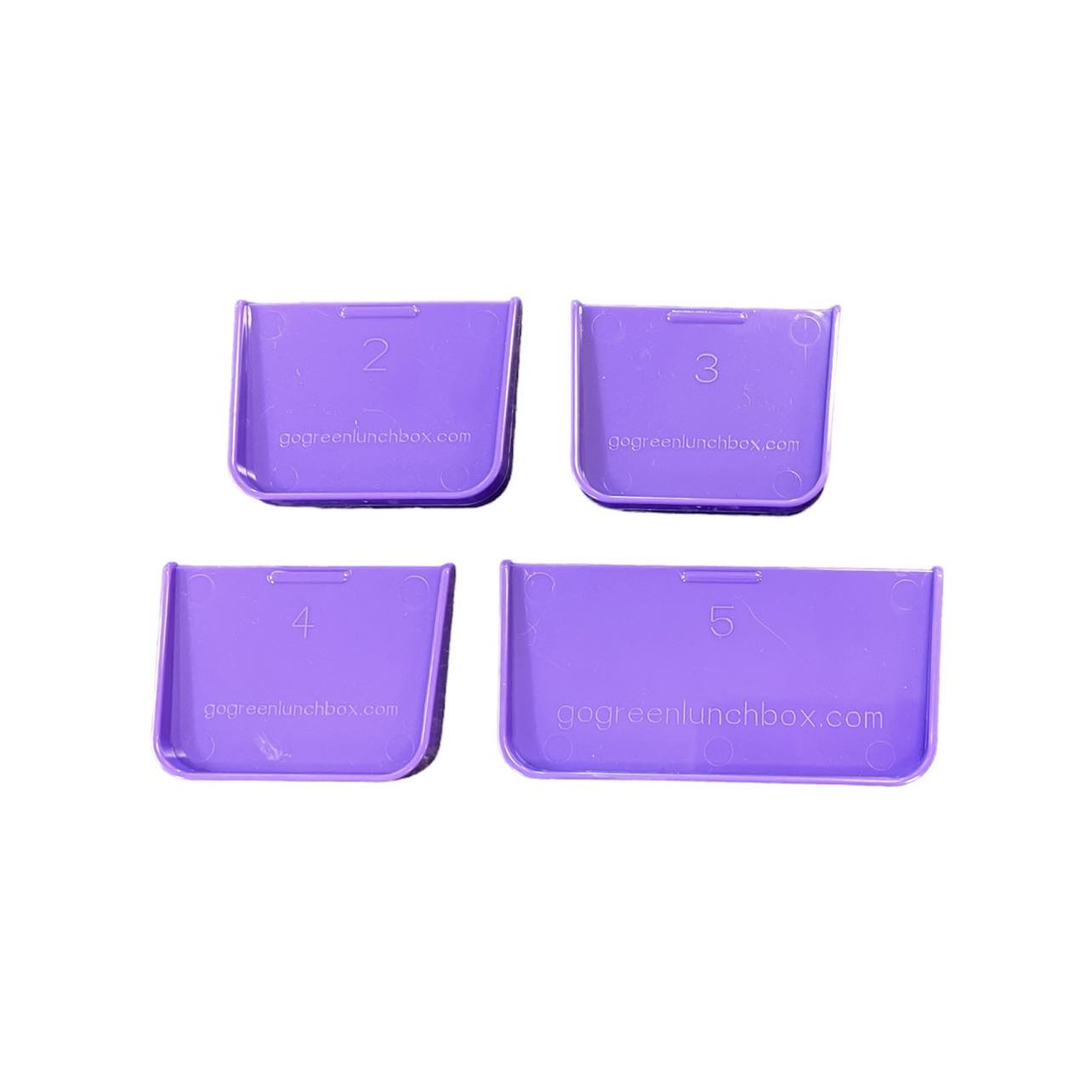 Go Green Dividers Set of 4 - Purple