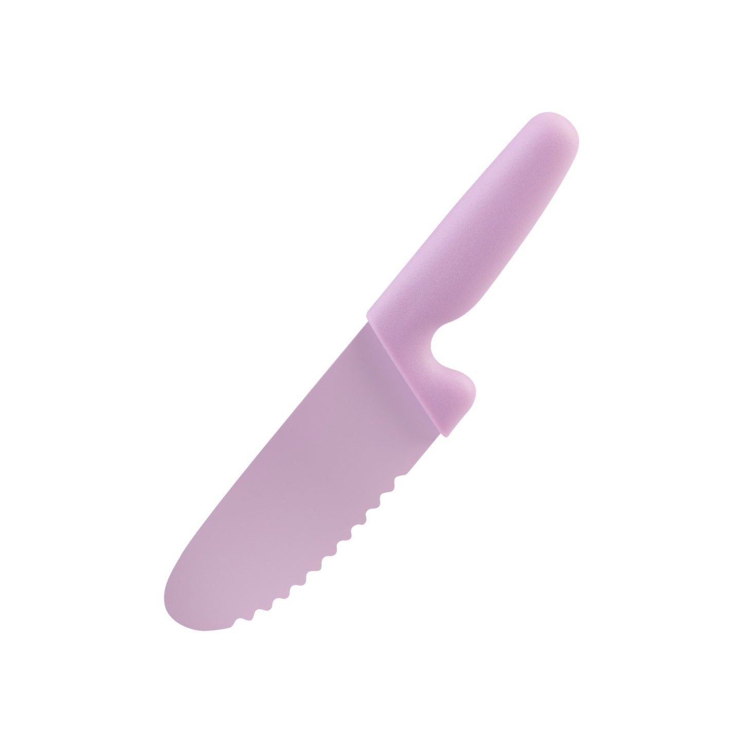 Appetito Kid's Safety Knife w/ Non-Stick Serrated Blade - Assorted Colours