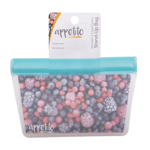 Appetito Reusable Silicone Stand-Up Bag - 500ML