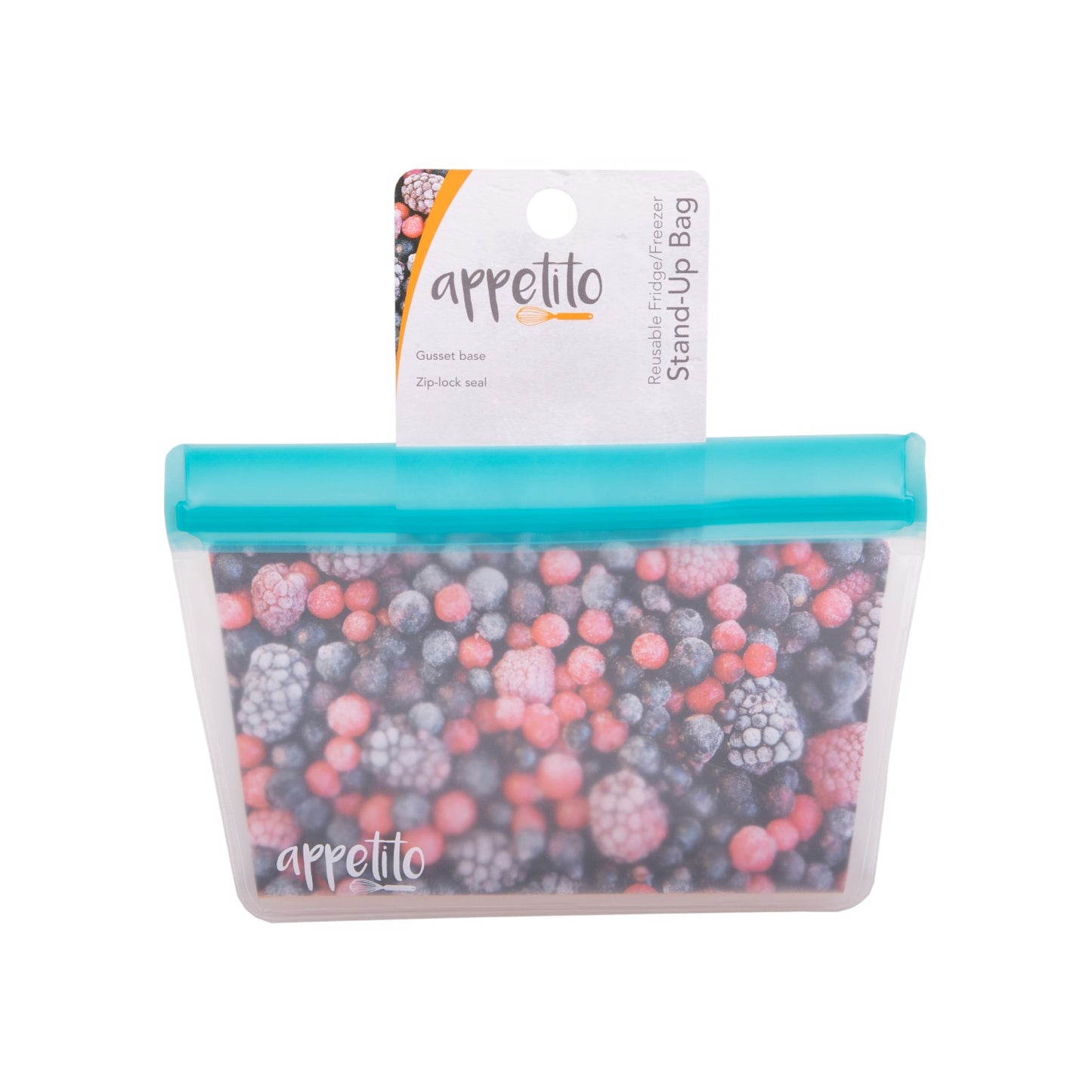 Appetito Reusable Fridge/Freezer Stand-Up Bag - 500ml