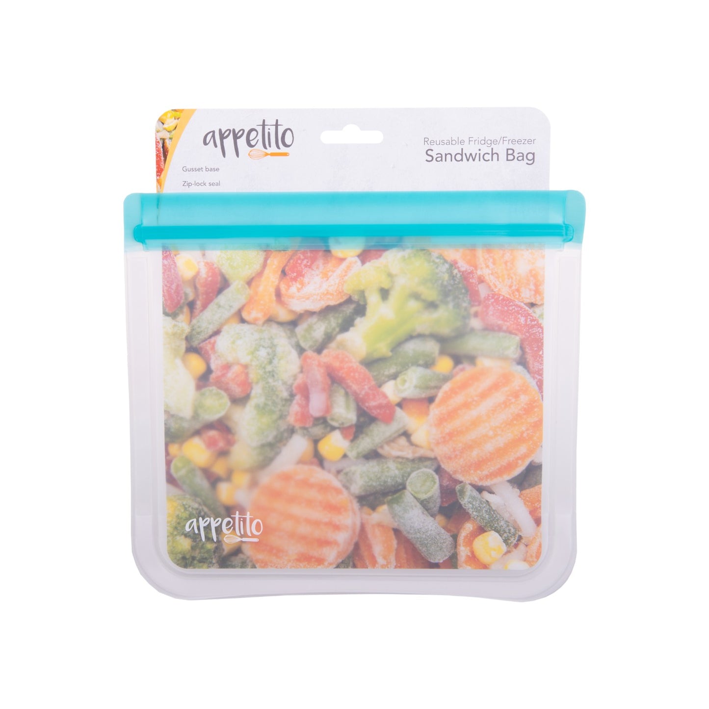 Appetito Reusable Fridge/Freezer Sandwich Bag - 1 Litre