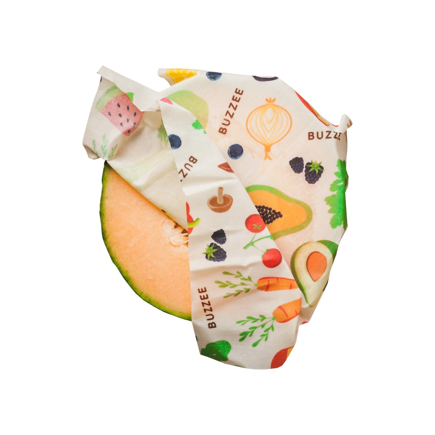 BUZZEE Organic Beeswax Wraps (4 Pack) - Harvest