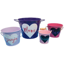 Load image into Gallery viewer, Personalised Mother&#39;s Day Bucket - Small/Mini