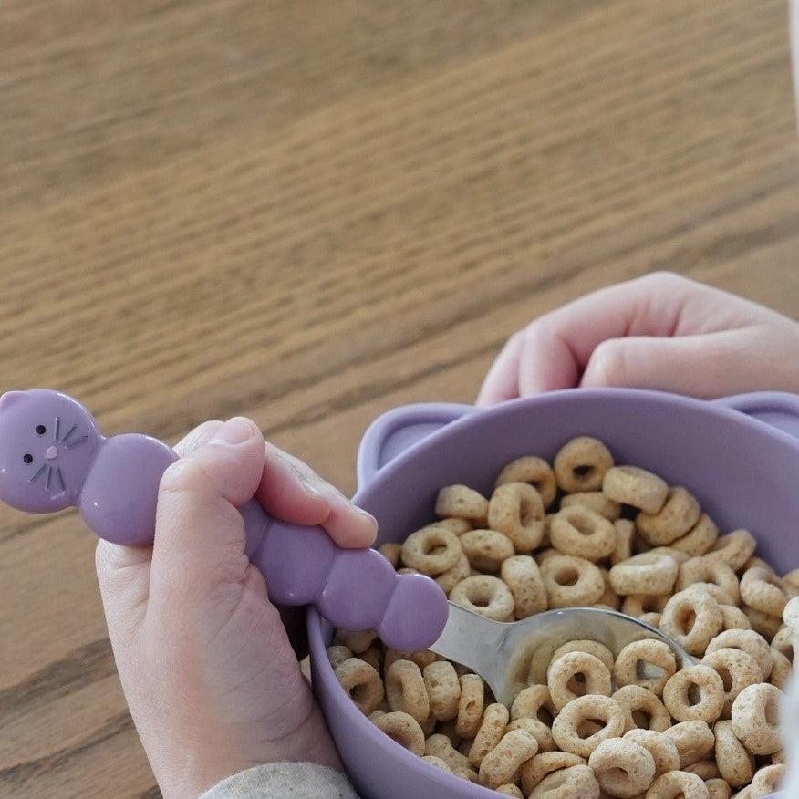 Melii Silicone Suction Bowls 2-Pack - Cat