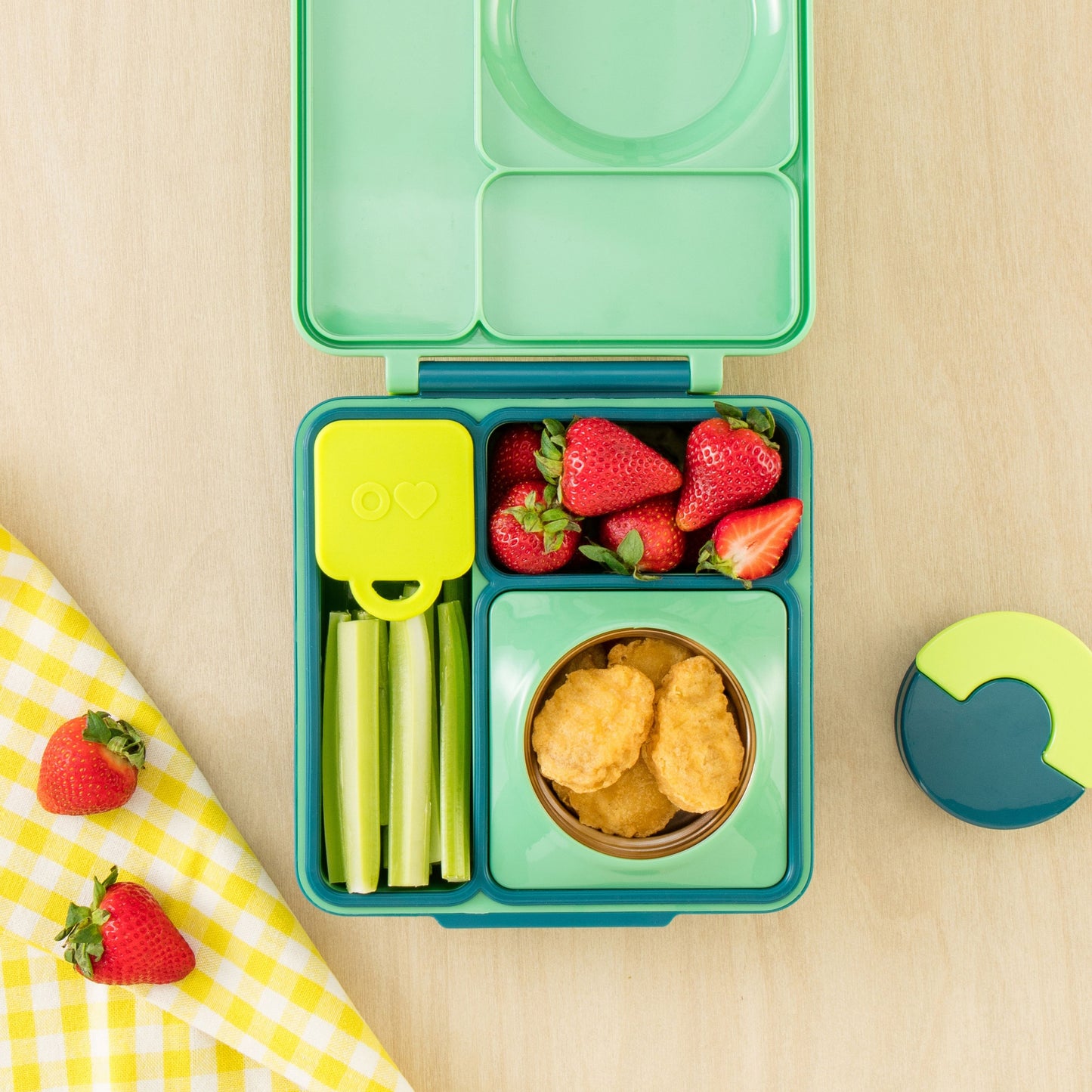 Omie Box Hot & Cold Bento Box - Meadow
