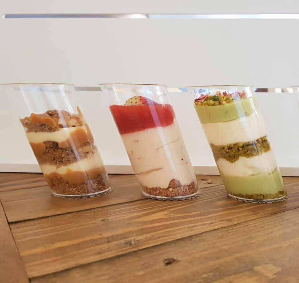 Oblique Round 150ml Dessert/Appetiser Cups - 10 Pack