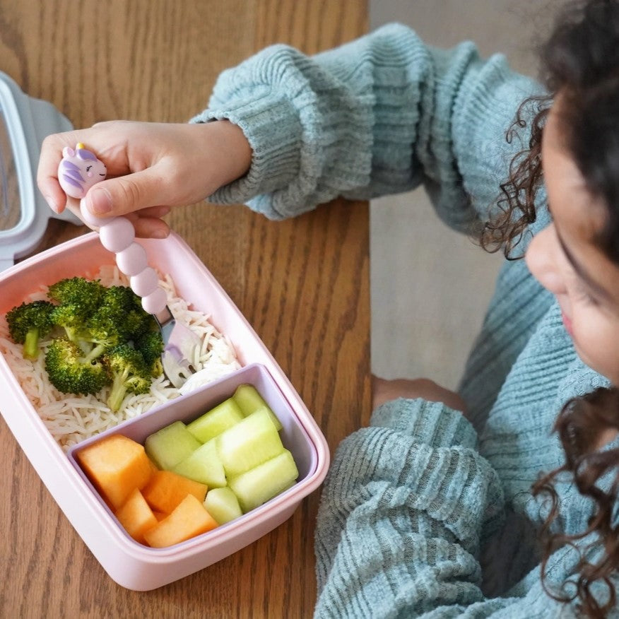 Melii 880ml Bento Box w/ Removable Compartment - Assorted Colours