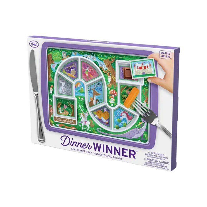 Fred Dinner Winner Kids Dinner Tray - Forest