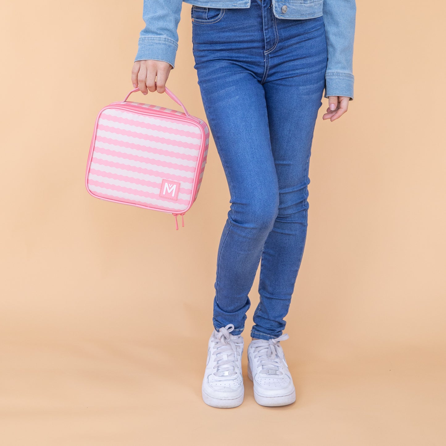 MontiiCo Medium Lunch Bag - Ripple Camellia
