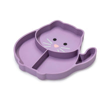 Load image into Gallery viewer, Melii Divided Silicone Suction Plate - Cat