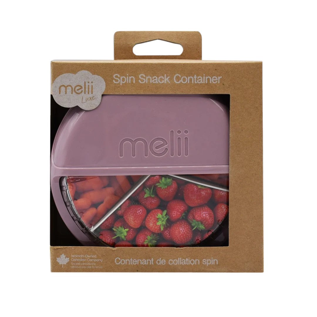 Melii Luxe Spin Snack Container - Assorted Colours