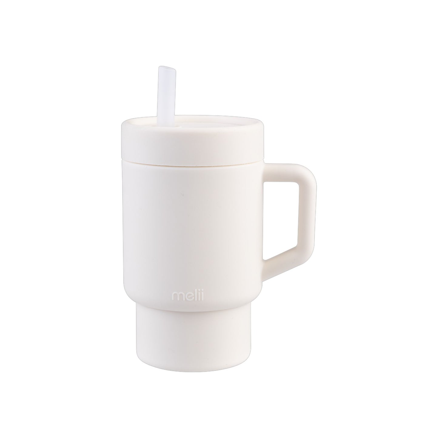 Melii Luxe 265ml Silicone Tumbler w/ Straw - Assorted Colours