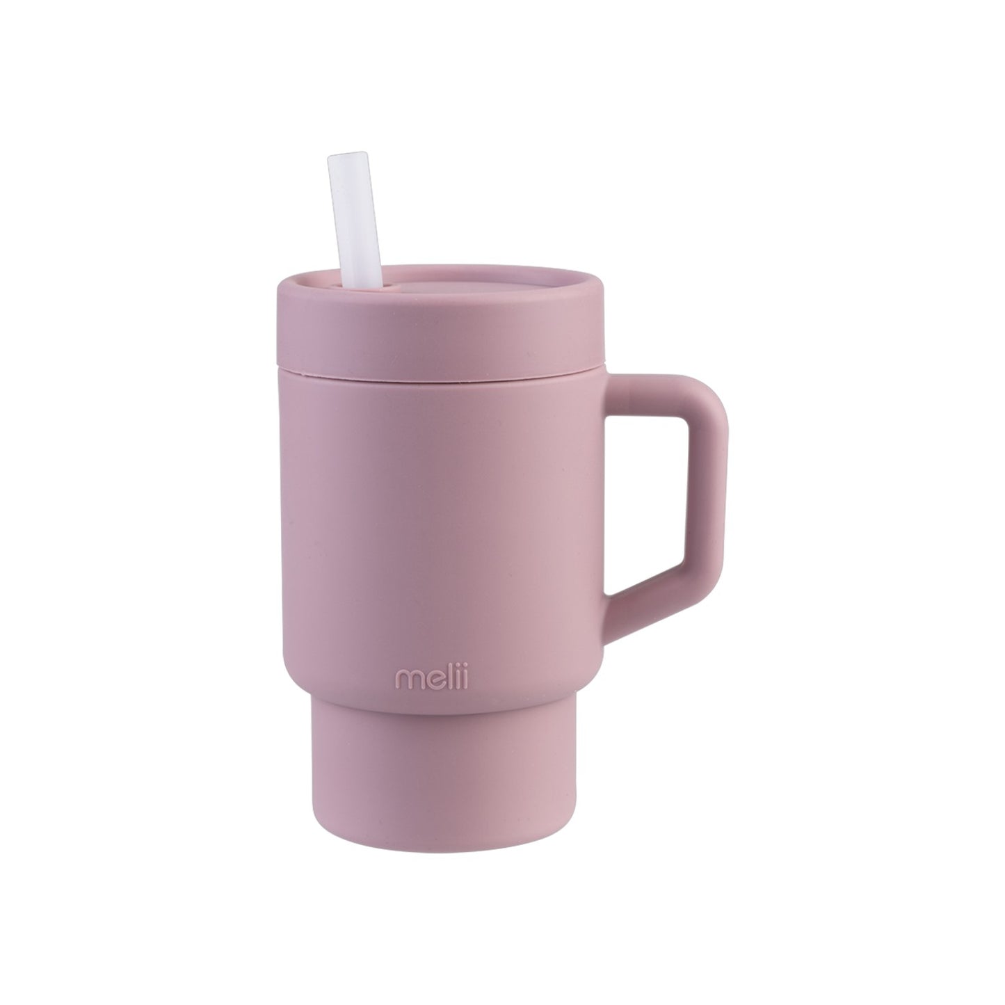 Melii Luxe 265ml Silicone Tumbler w/ Straw - Assorted Colours