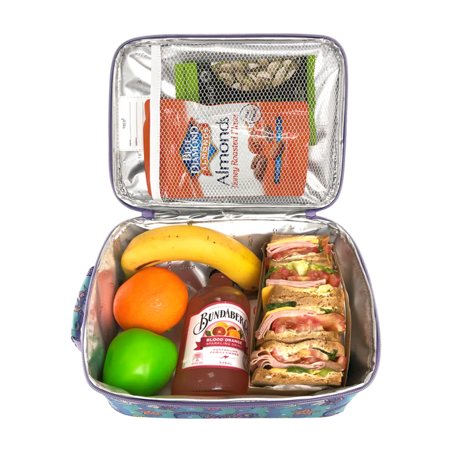 Sachi Insulated Junior Lunch Bag - Mermaid Unicorns