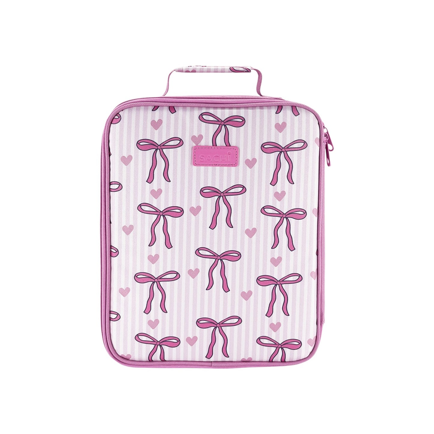 Sachi Insulated Junior XL Lunch Bag - Bows & Hearts