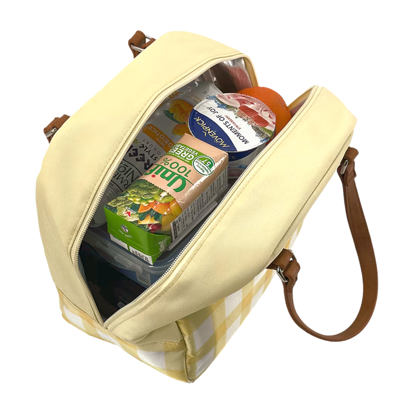 Sachi Insulated Cali Lunch Bag - Daffodil Gingham