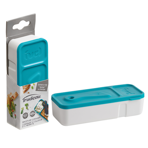 Fuel Snack 'n' Dip Container - Tropical Blue