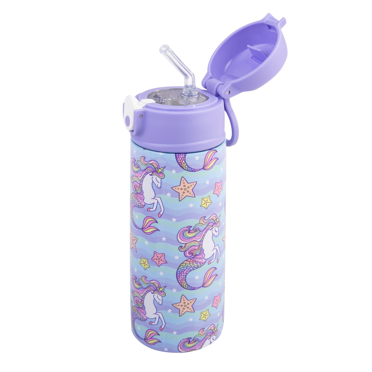 Oasis Kid's 550ml Insulated Drink Bottle w/ Sipper - Mermaid Unicorns