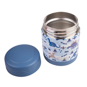 Oasis Stainless Steel 300ml Kids Food Flask - Assorted Patterns
