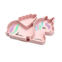 Load image into Gallery viewer, Melii Divided Silicone Suction Plate - Unicorn