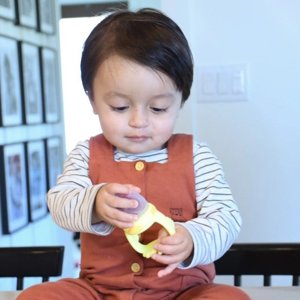 Melii Silicone Duck Fresh Food Feeder & Teether