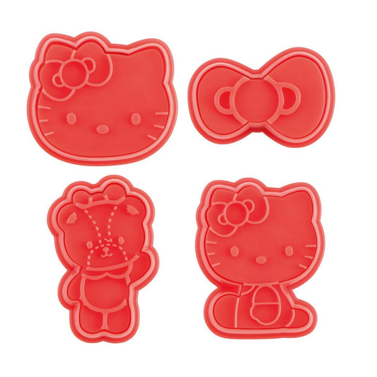 Skater Food Cutter & Stamper Set - Hello Kitty