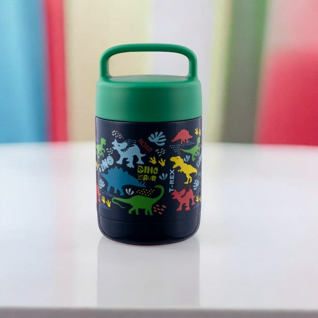 Avanti YumYum 375ml Kids Insulated Food Jar - Dinosaur Parade