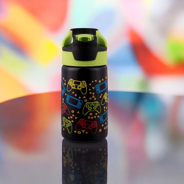 Avanti YumYum 375ml Auto Flip Spout Insulated Bottle - Gaming