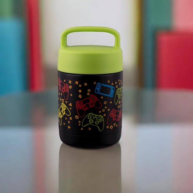 Avanti YumYum 375ml Kids Insulated Food Jar - Gaming