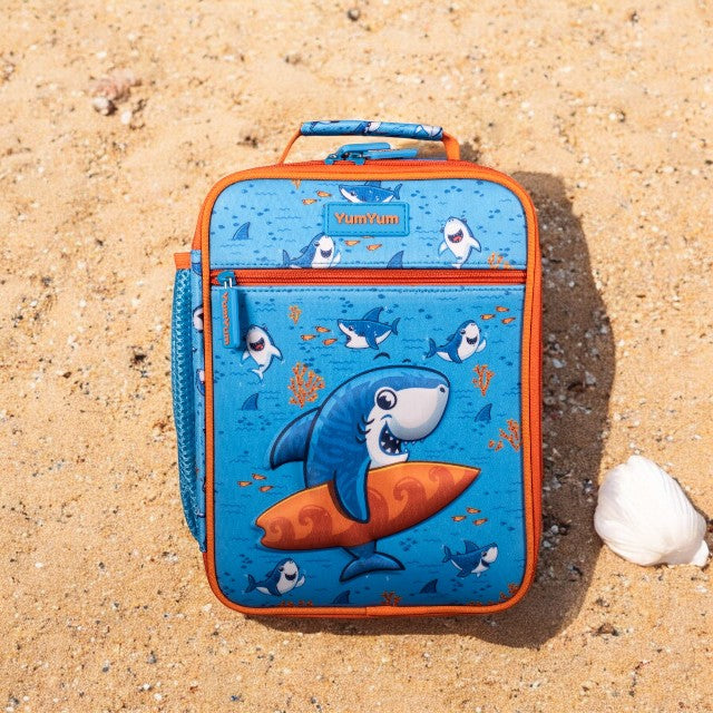 Avanti YumYum Kids 3D Insulated Lunch Bag - Surfing Sharkie