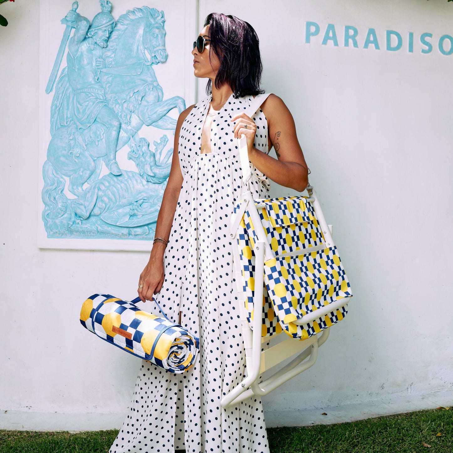 Annabel Trends Picnic Mat - Retro Tile