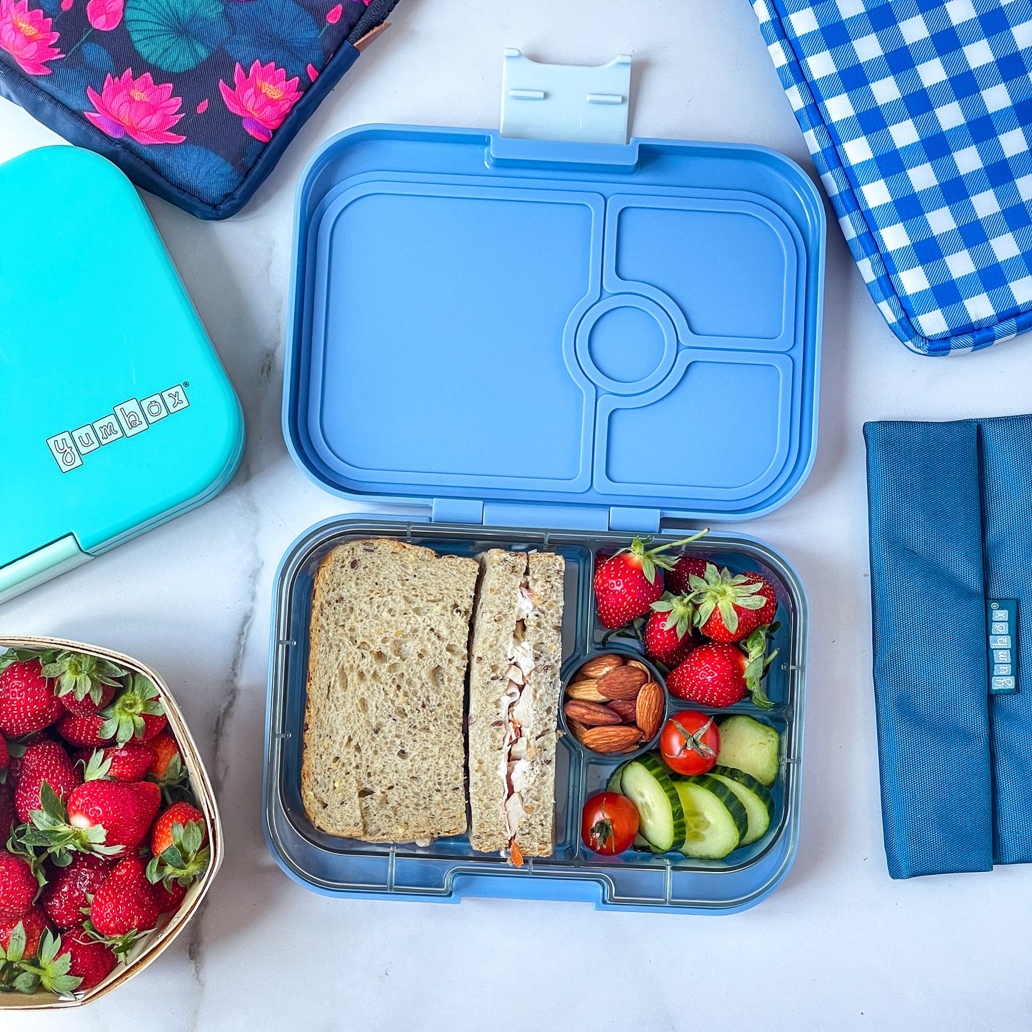 Yumbox Panino Lunch Box 4 Compartment - Assorted Colours