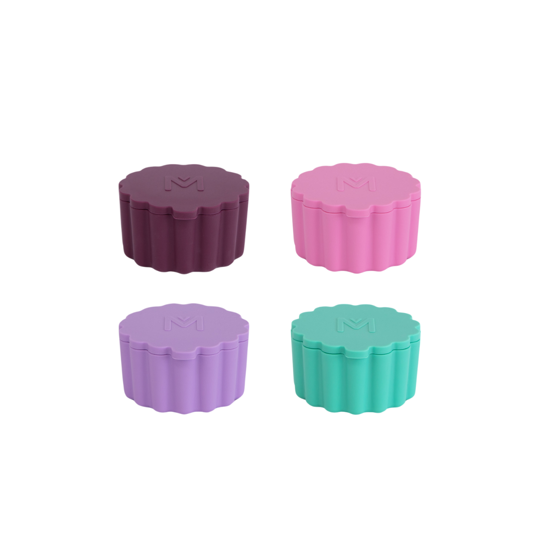 MontiiCo Silicone Scallop Tub - Assorted Colours