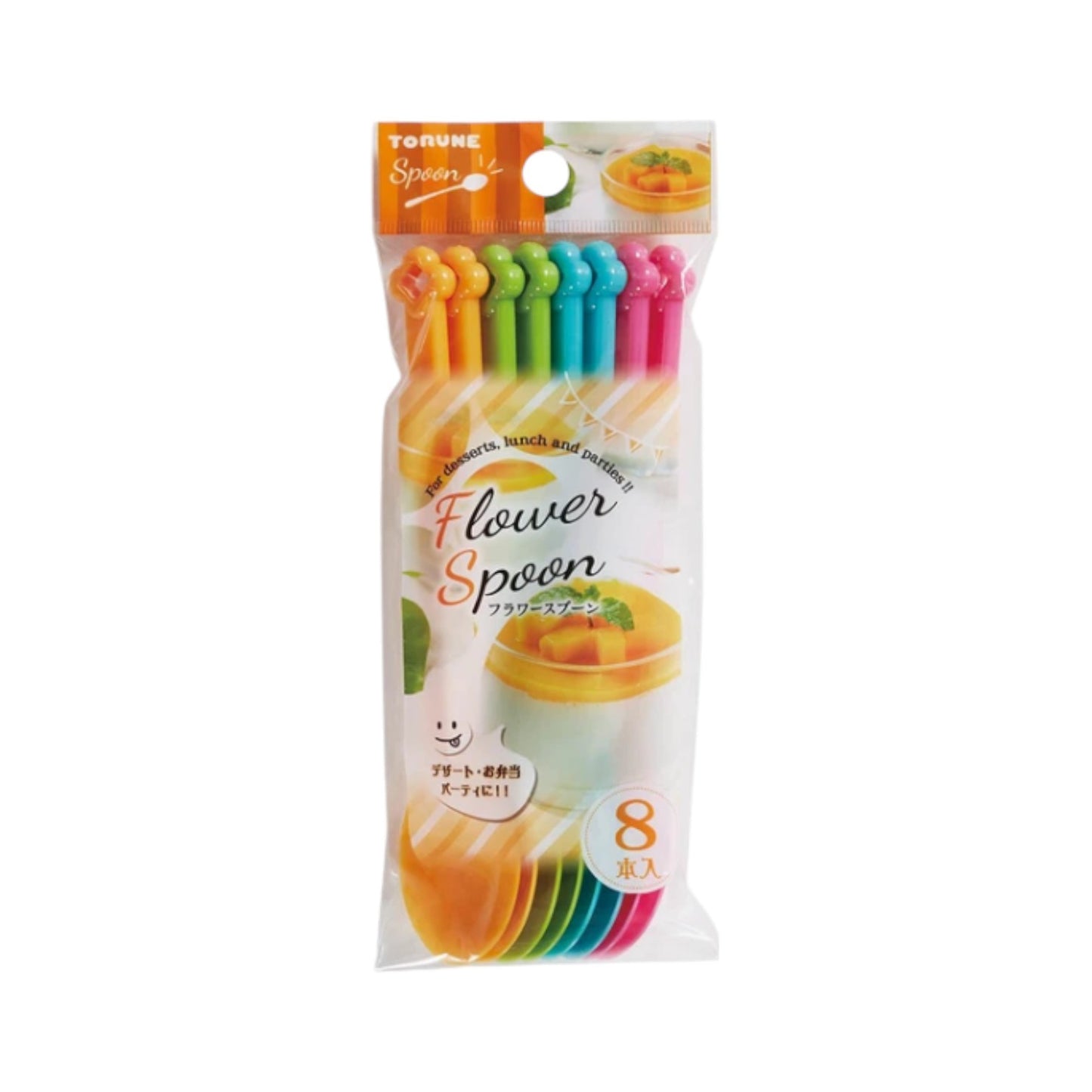 Torune Rainbow Flower Spoons - 8 Pack