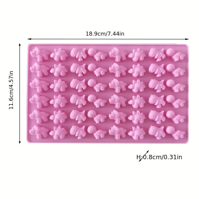 Mini Silicone Mould Tray - Dinosaur