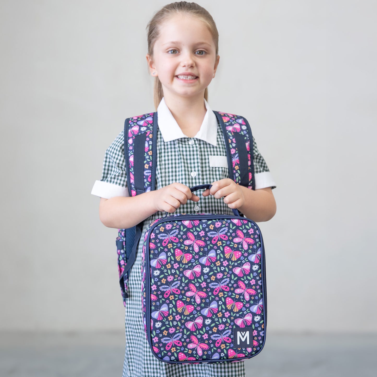 MontiiCo Insulated Lunch Bag - Butterflies