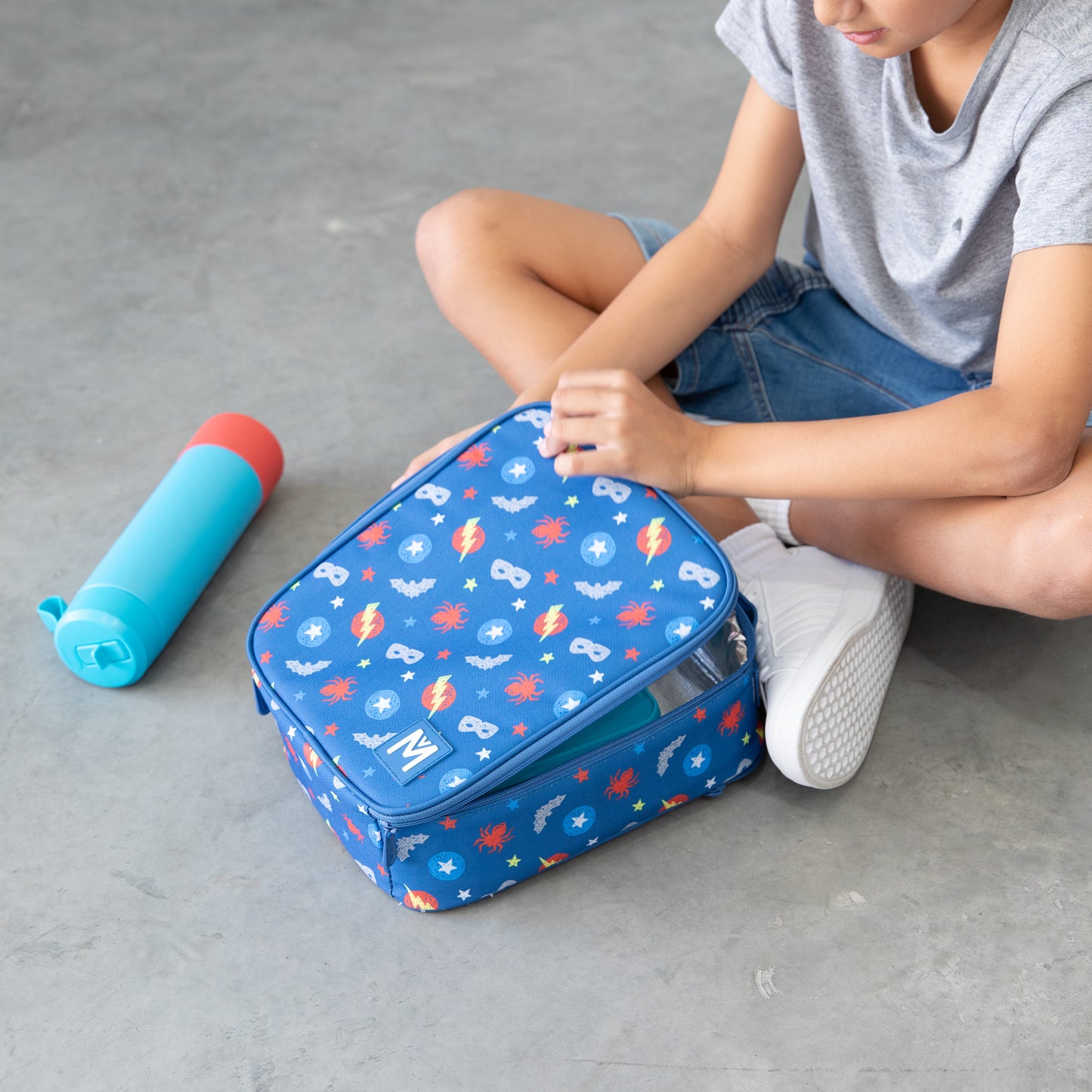 MontiiCo Insulated Lunch Bag - Superhero